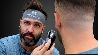 How to FADE your own HAIR | USE a HEBAND to do your own SELF-FADE