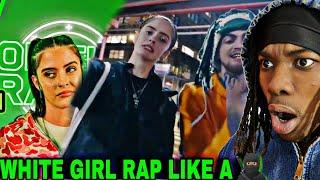 WHITE GIRL RAP LIKE a lil BOY! Jorjiana - Turn You Up(ft.1900Rugrat) & On the Radar | keydrik reacts