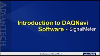 Tutorial: Introduction to DAQNavi software -- Signal Meter (EN)