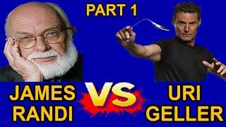 James Randi DESTROYS Psychic Uri Geller - Part 1