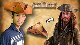 How to Make A Pirate Hat out of Foam - Free Pattern DIY Cosplay Tricorn Hat | Jack sparrow