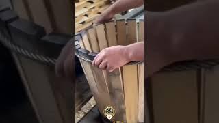 Handcrafted Wooden Barrel Making #Craftman Excellence
