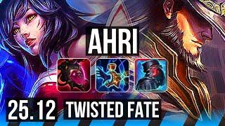 AHRI vs TWISTED FATE (MID) | KR Master | 25.12