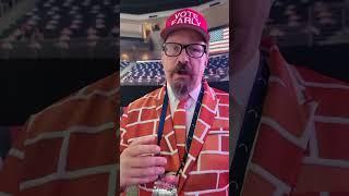 Brick Suit Shout-Out to  Veterans For America First at Trump Rally 10-23-24