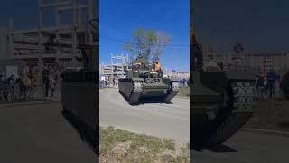 Парад 9 мая в Верхней Пышме.