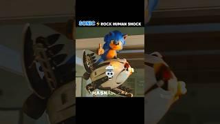 Sonic rock Human shock  #sonic #sonic3 #sonicthehedgehog #viralvideos #shortsfeed #shortvideo