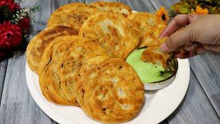 New Style Chicken Lacha Paratha Recipe | Sunday Special Nashta Recipe | Chicken Paratha By Maria