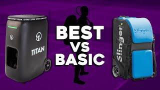 Slinger Bag vs Titan One | Ball Machine Battle - $ vs $$$