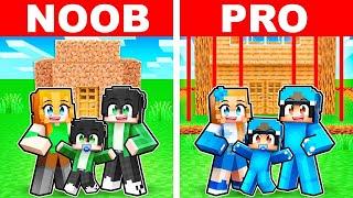 Having a NOOB vs PRO Family In Minecraft!