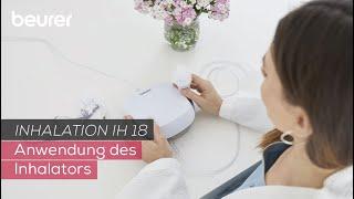 Inhalator ideal bei Erkältung, Asthma und Atemwegserkrankungen | Beurer IH 18