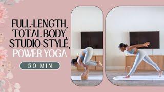 50 Min Studio-Style POWER VINYASA YOGA (w/ break for playtime)