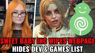 Sweet Baby Inc WIPES Webpage, HIDES Developer & Games List In EXTREMELY SUS Move To Protect Clients