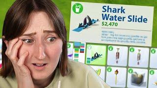forcing myself to use the WEIRDEST item in The Sims 4