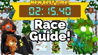 Btd6 Race #301 “Three Four Five” in 2:15.40 Top 1% Guide!!