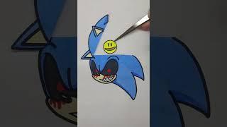 Sonic.EXE fixed! #shorts #papercraft #satisfying #youtubeshorts #sonic #sonicexe