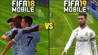 FIFA 18 Mobile vs FIFA 19 Mobile (Gameplay)