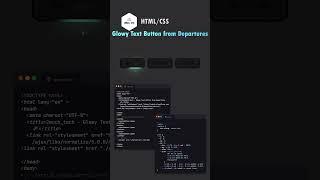 Glowy text Button animation #html#css#js#glowy#text#button#effect#hover
