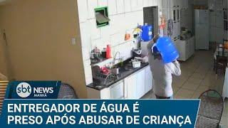 Entregador de água é preso após abusar de criança durante entrega | #SBTNews (04/03/25)