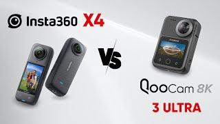 QooCam 3 Ultra vs. Insta360 X4 - Which is the Best 8K 360 Camera?