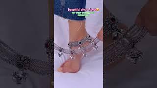 New beautiful designer silver Payalwith 70%️#youtubeshorts #shortsviral #love