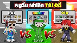 KHANGG BEDWARS CHALLENGE 24 HOURS RANDOM 30 SECONDS THE MOST VIP ITEM BAGS IN MINECRAFT NOOB TEAM