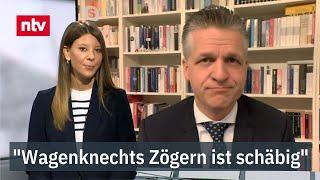 "Wagenknechts Zögern ist schäbig" - CDU-Politiker Frei im Frühstart | ntv