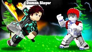 PLAYING as DEMON SLAYER in ROBLOX!