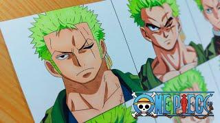 Drawing - Roronoa Zoro in different Anime Styles || One Piece