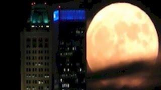 supermoon View from Tulsa's Chandler Park