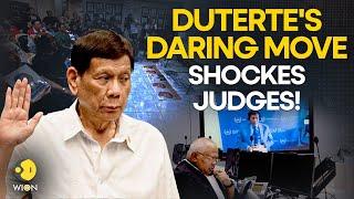 Rodrigo Duterte Trial LIVE: Philippine Duterte Daring Move Infront ICC | Philippines News | WION