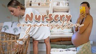 *NESTING* Nursery Organisation & Prepping for a NEWBORN!