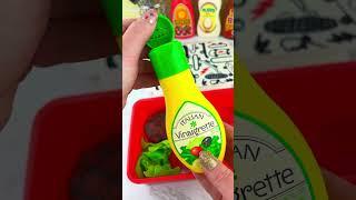 Packing School Lunch with Fidget Food *BENTO Box* Satisfying Video ASMR! #shorts #asmr #fidgets 