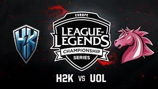 H2K vs. Unicorns of Love| EU LCS Summer Regional Qualifier|Game 4 | H2K vs. UOL (2017)