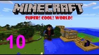 Minecraft  SUPER COOL WORLD and the venture into hellnether (#10)