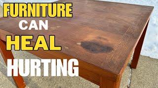 A Sad $5 Table Restoration Changed Everything | Vintage Furniture Restoration