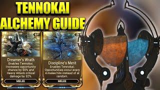 How To Farm All New Tennokai Melee Mods! Warframe Alchemy Mission Guide!