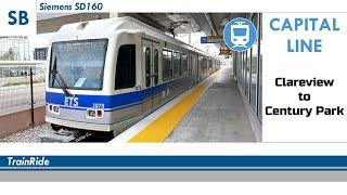 TrainRide: ETS - Capital Line (Clareview to Century Park) | Siemens SD160