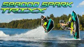 Ripping the SeaDoo Spark Trixx! (Whips, Jumps, Wheelies, & More) (No Music)