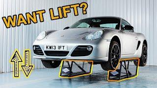 Scissor lift how to operate. Portable car lifter E4G KL2500 Kwik Lift.