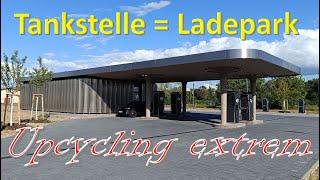 UPCYCLING extrem: Wie aus einer alten TANKSTELLE eine der coolsten LADEPARKS wird