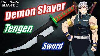 How to Make a Demon Slayer Uzui Tengen Sword, Kimetsu no Yaiba