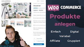 WooCommerce - Produkte anlegen - Schnell und einfach - 2022