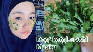 Yuzdagi dog’ni ketkizuvchi niqob 