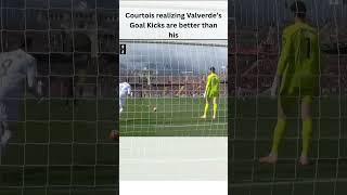 Valverde trying to score from a Goal Kick#ronaldo #messi #valverde #realmadrid#barcelona#elclasico