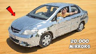 We Made Diamond Car Using 20000 Mirrors - क्या कमाल लग रही हैं 