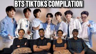 Our Reaction To BTS TIKTOKS COMPILATION.