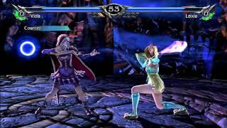 NEW SoulCalibur V Gameplay - Viola vs Leixia