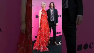 keanu Reeves & Alexandra Grant. Love and complicities #celebrity#couple#short  ##cinema#love #shorts