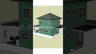 2 storey House Design Idea | 200 sqm floor area #housedesign #pinoyhouse #shorts