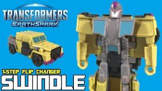 1-Step Flip Changer Swindle Review - Transformers Earthspark